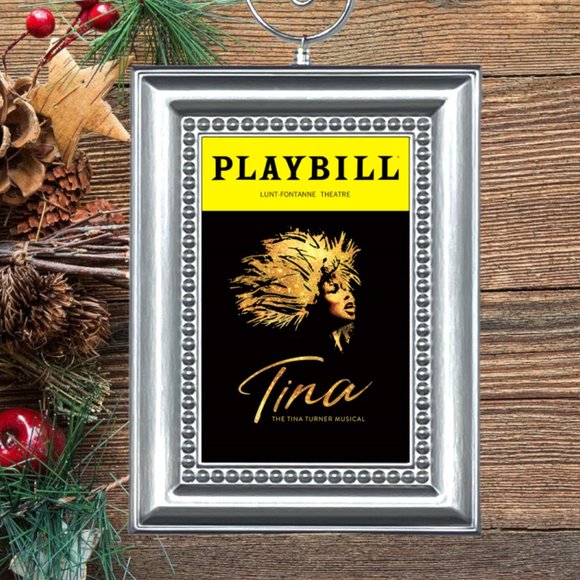 Tina The Tina Turner Broadway Musical Playbill‎ Christmas Tree Ornament - Picture 1 of 3